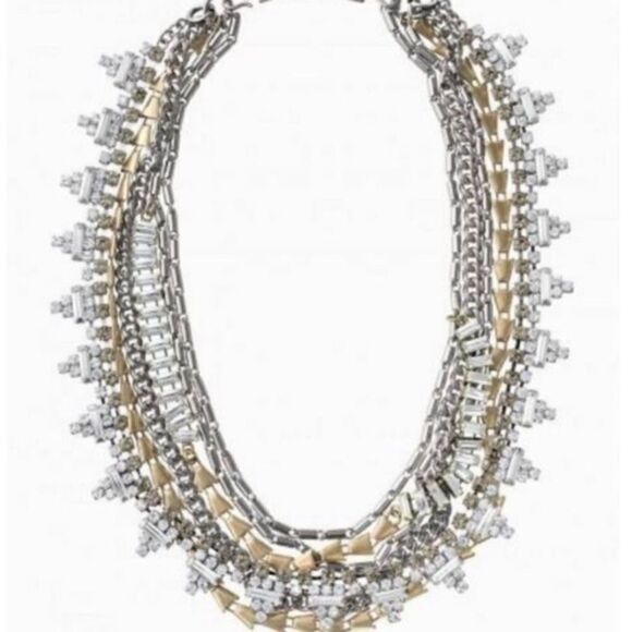 Stella & Dot Mixed Metal Sutton Necklace Versatile - Picture 5 of 8